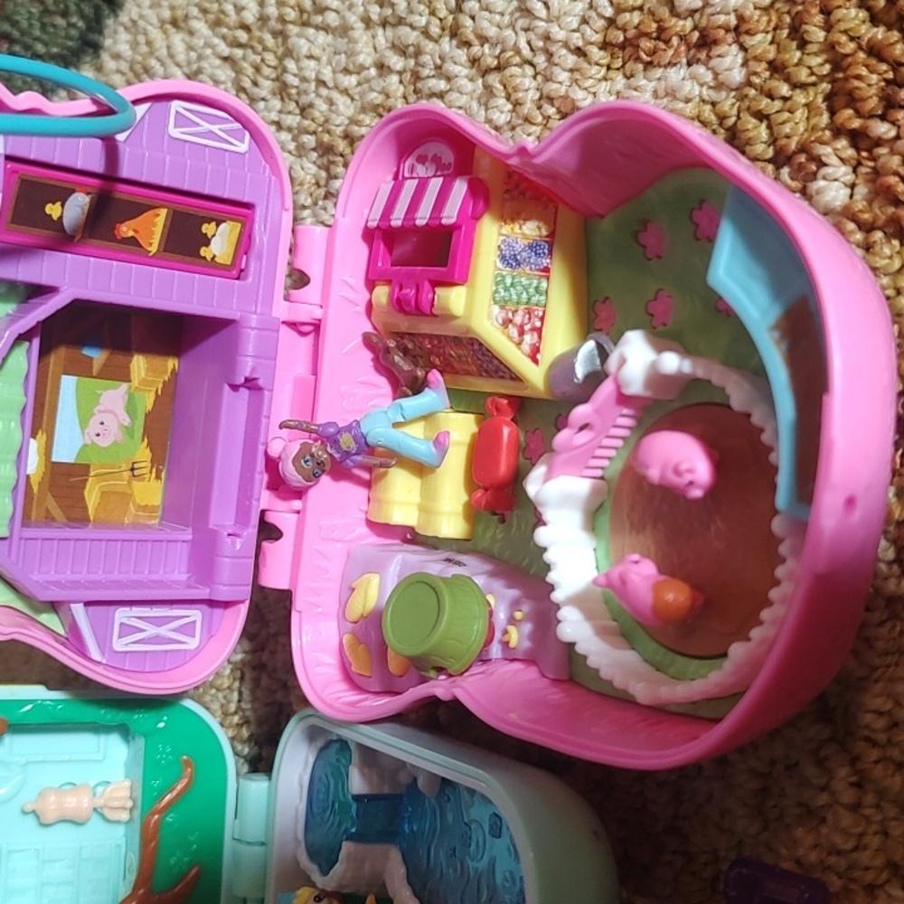 Polly Pocket Se Of 4t Includes 41 Accessories - Picture 5 of 7
